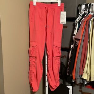 NWT Lululemon Dance Studio Relaxed-Fit Mid-Rise Cargo Pant Sz Small Glaze Pink